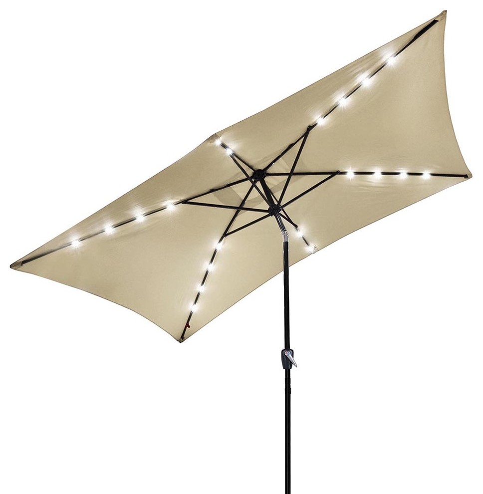 6 rib umbrella lights