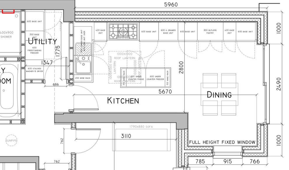 Kitchen (diner) - Layout Ideas | Houzz UK