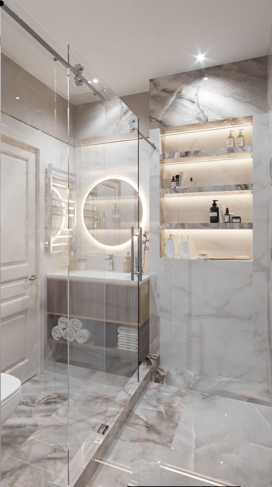 санузел гостевой в частном доме