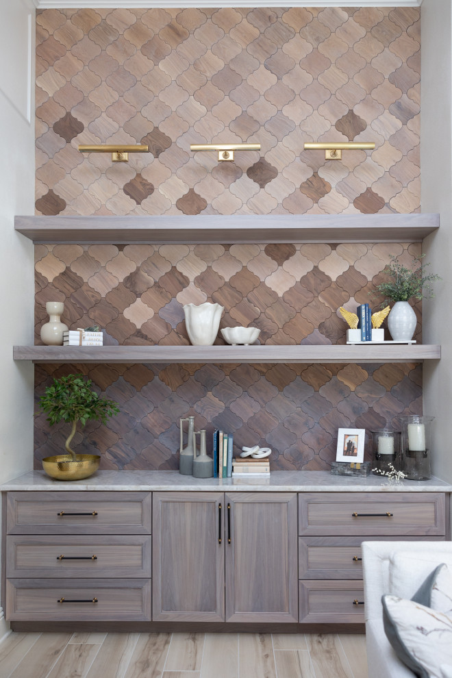 Transitional home design photo in Jacksonville