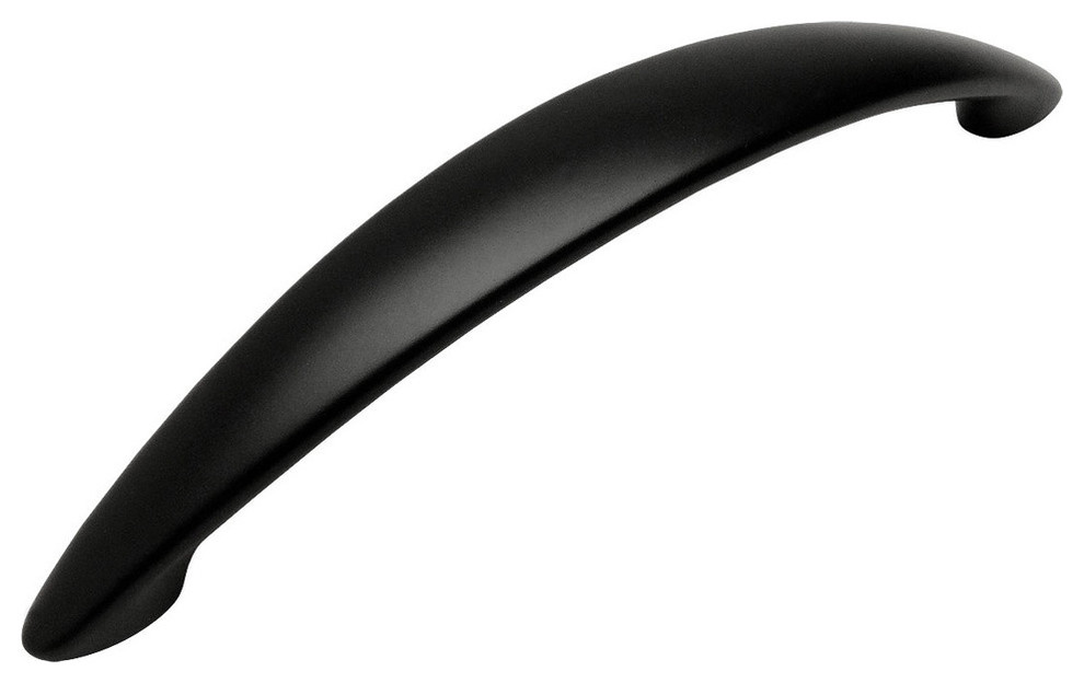 Cosmas 6003128FB Flat Black Pull Transitional And