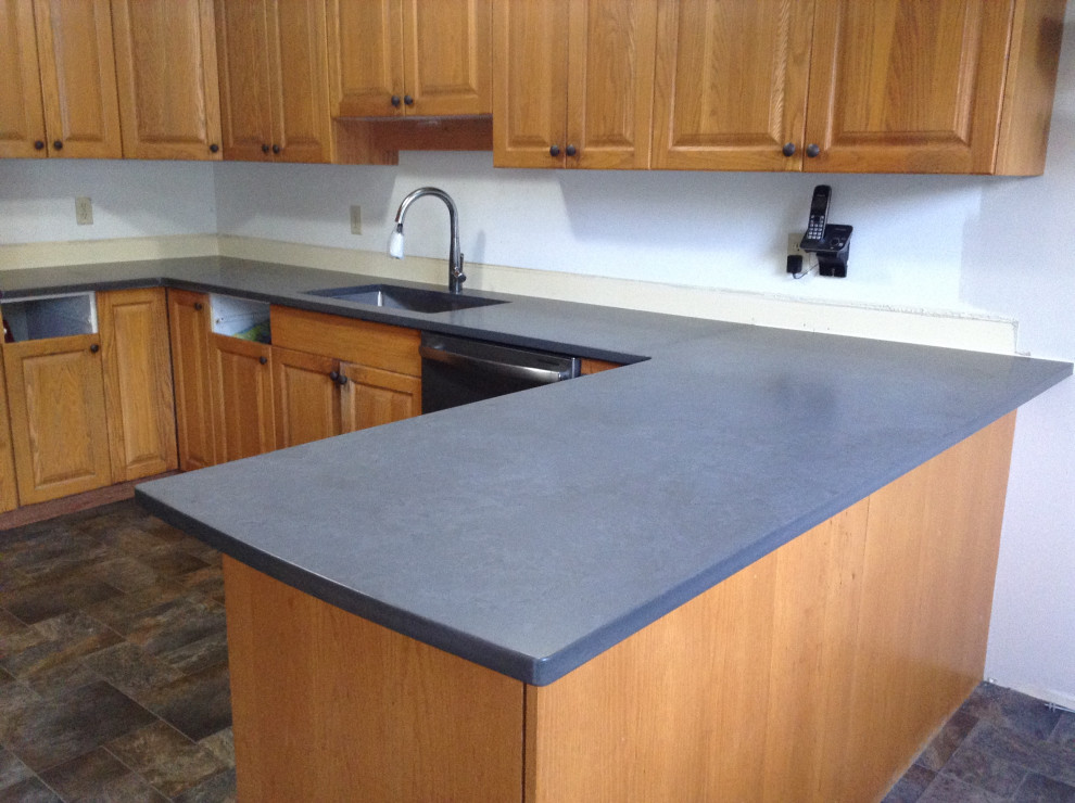 VICO Tartufo Honed Quartz Kitchen Vancouver by Bullseye the