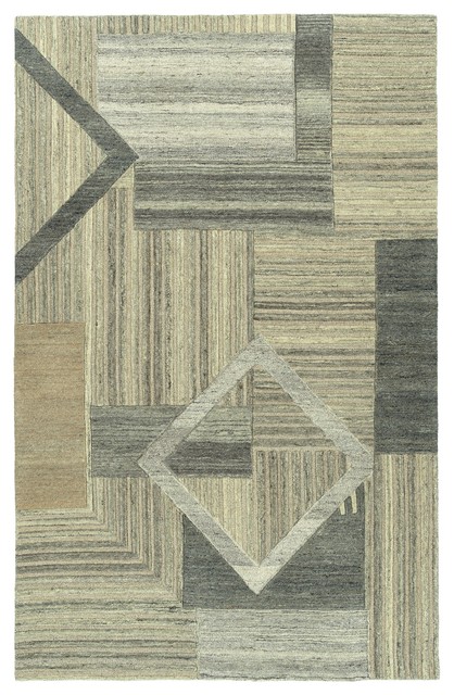 Kaleen Alzada Collection Rug, Brown 8'x10'