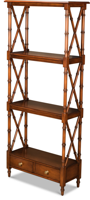 Rhodes Etagere - Asian - Bookcases - by HedgeApple | Houzz