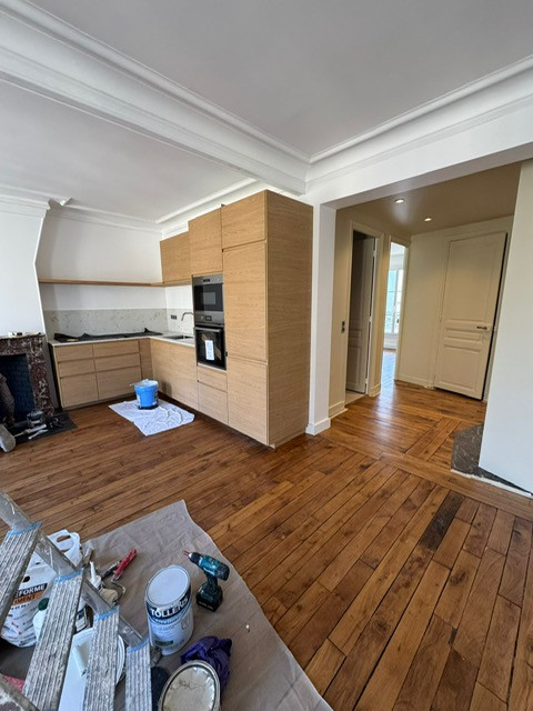 Projet Buttes Chaumont, rénovation d'un appartement de 60m2