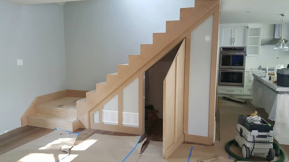 Custom Stairs and Hidden Door