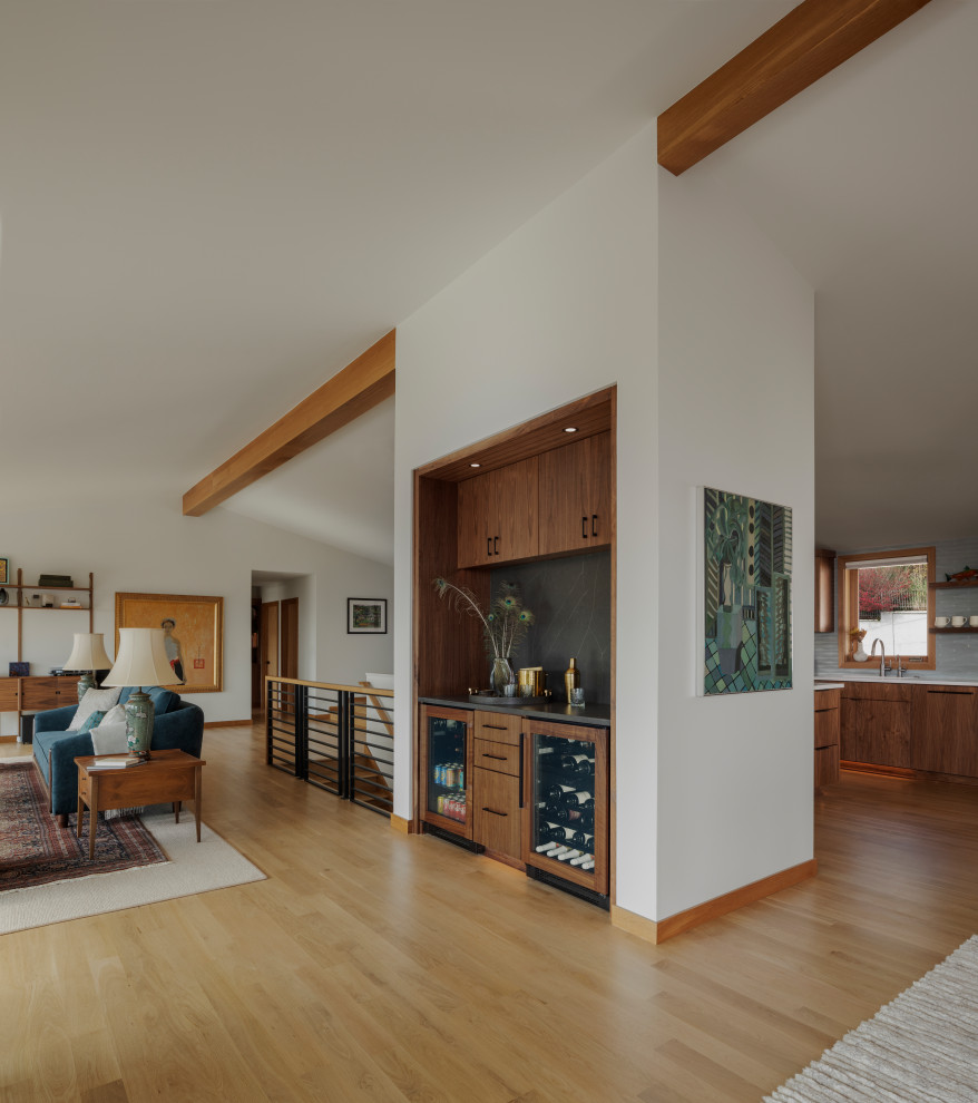 Midcentury Modern Vista - Midcentury - Home Bar - Portland - by ...