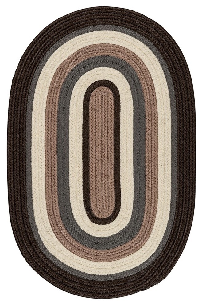 Brooklyn Rug, Brownstone, 5'x8' Oval