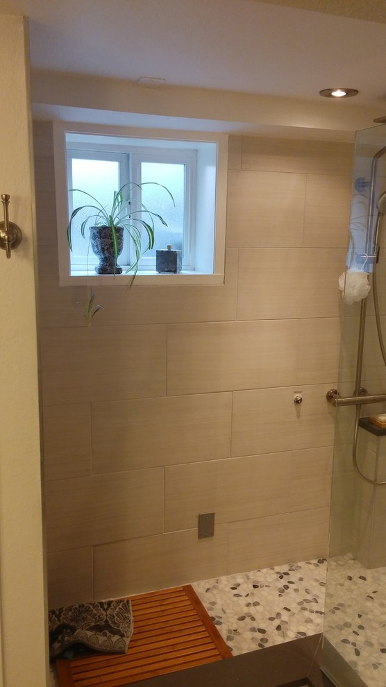 Inspiration for a transitional bathroom remodel in Seattle