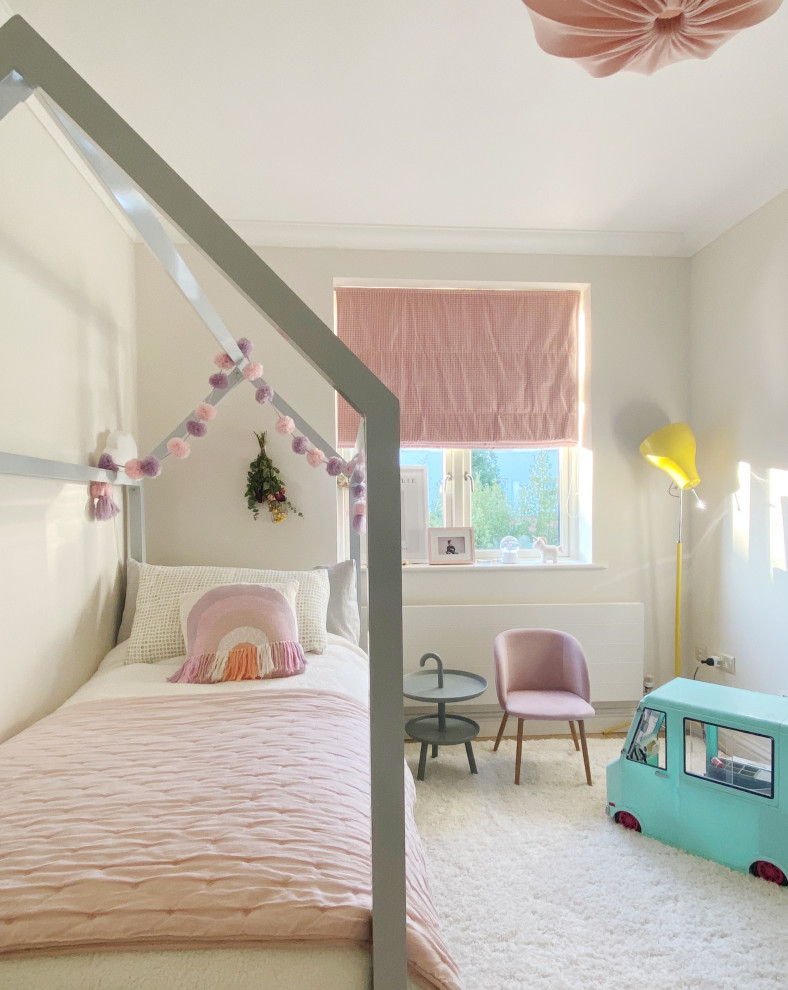 Photo of a scandinavian kids' room for kids 4-10 years old in Dublin.