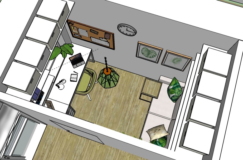 Эскиз 2-ой этаж таунхаус на Калужском Шоссе