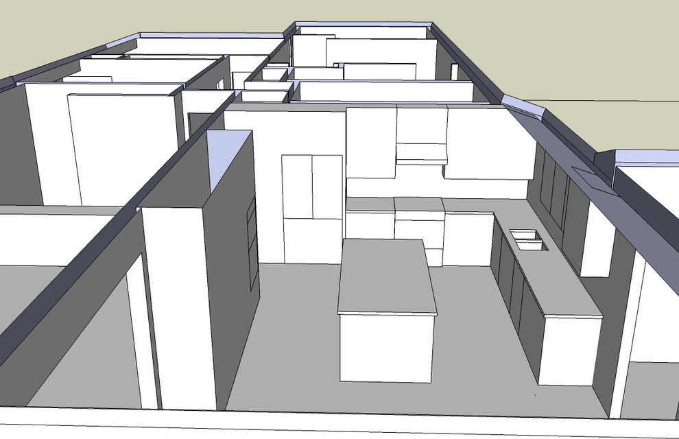 Kitchen Layout (15x15) and Ceiling Ideas