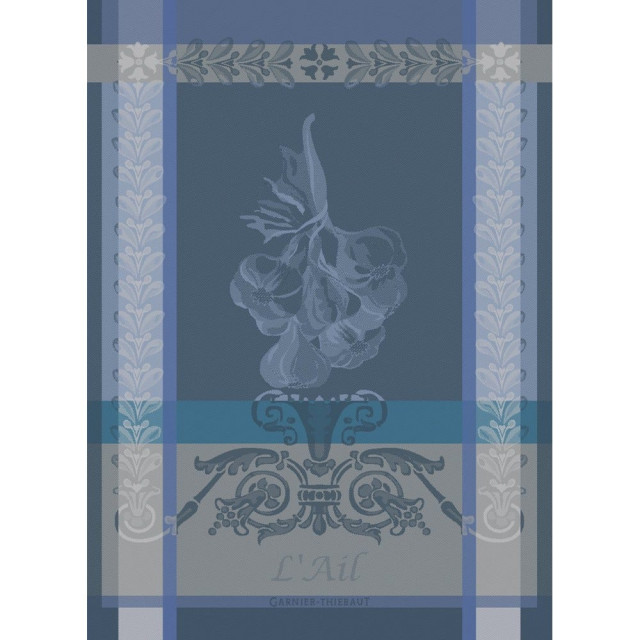 Ail Blue Kitchen Towel 22"x30", 56cmx77cm, 100% Cotton Set of 4