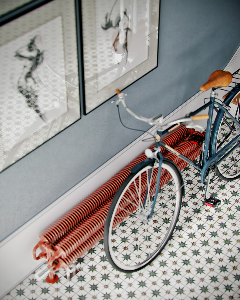 Проект с дизайн радиатором Terma Ribbon