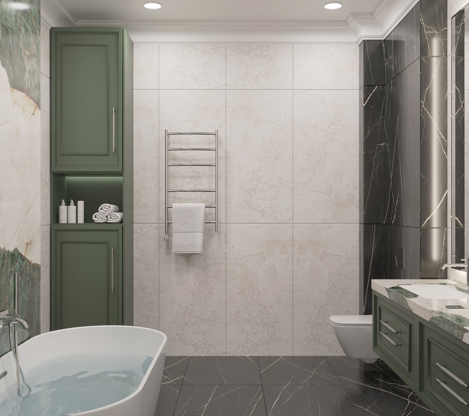 Ванна Апартаменты Галерея Чижова 104м2