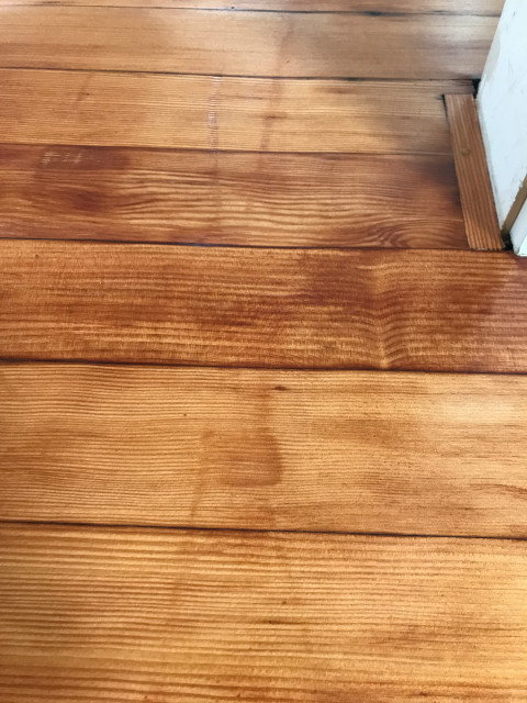 refinished floor issues 