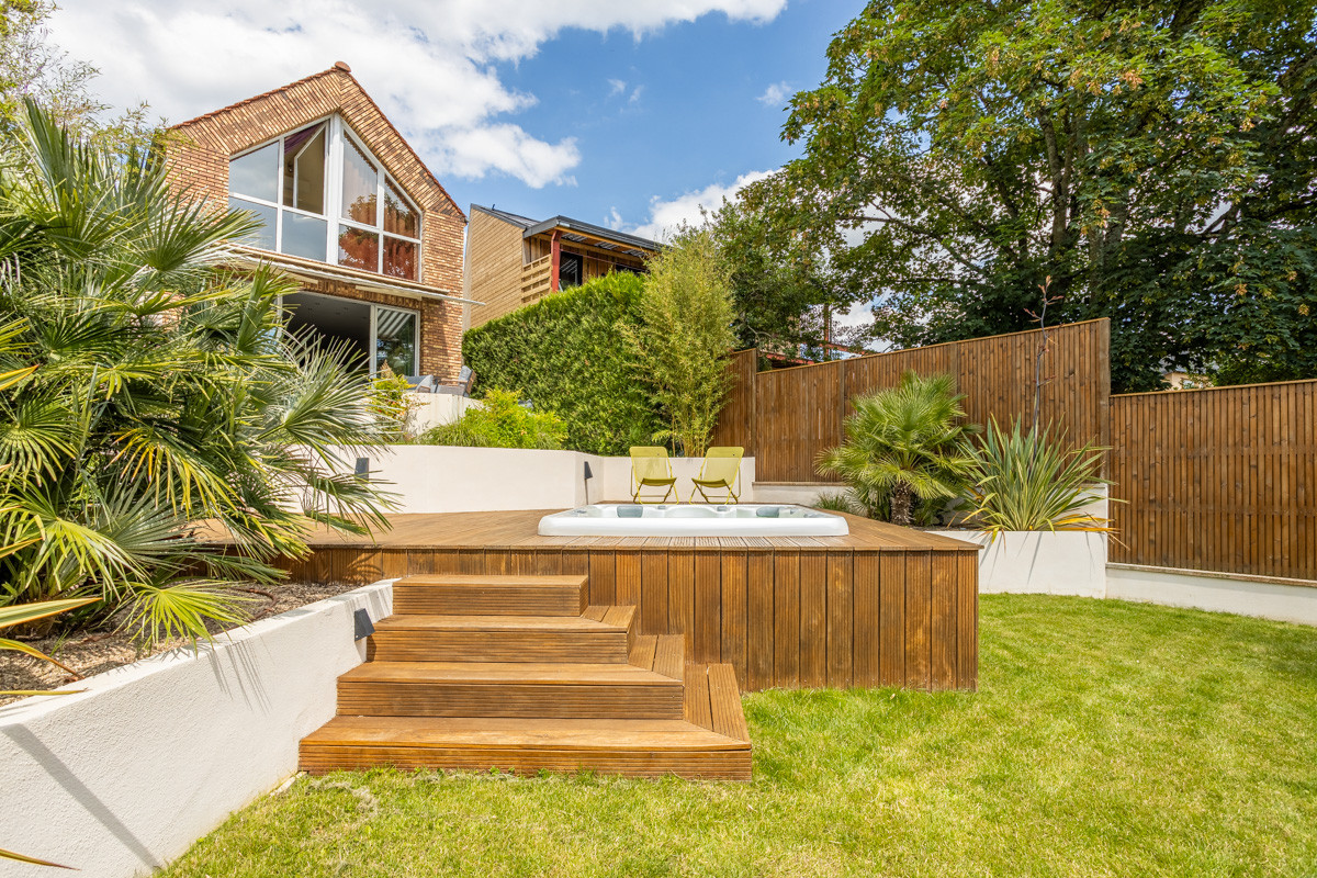 Un jardin aux allures contemporaines