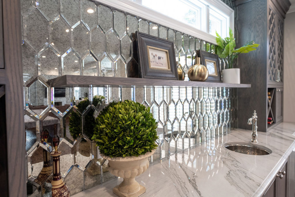 Modern Farmhouse Kitchen and Home Bar