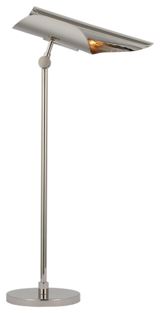 Flore Desk Lamp in Polished Nickel