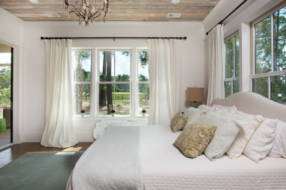 Inspiration for a beach style bedroom in Atlanta.