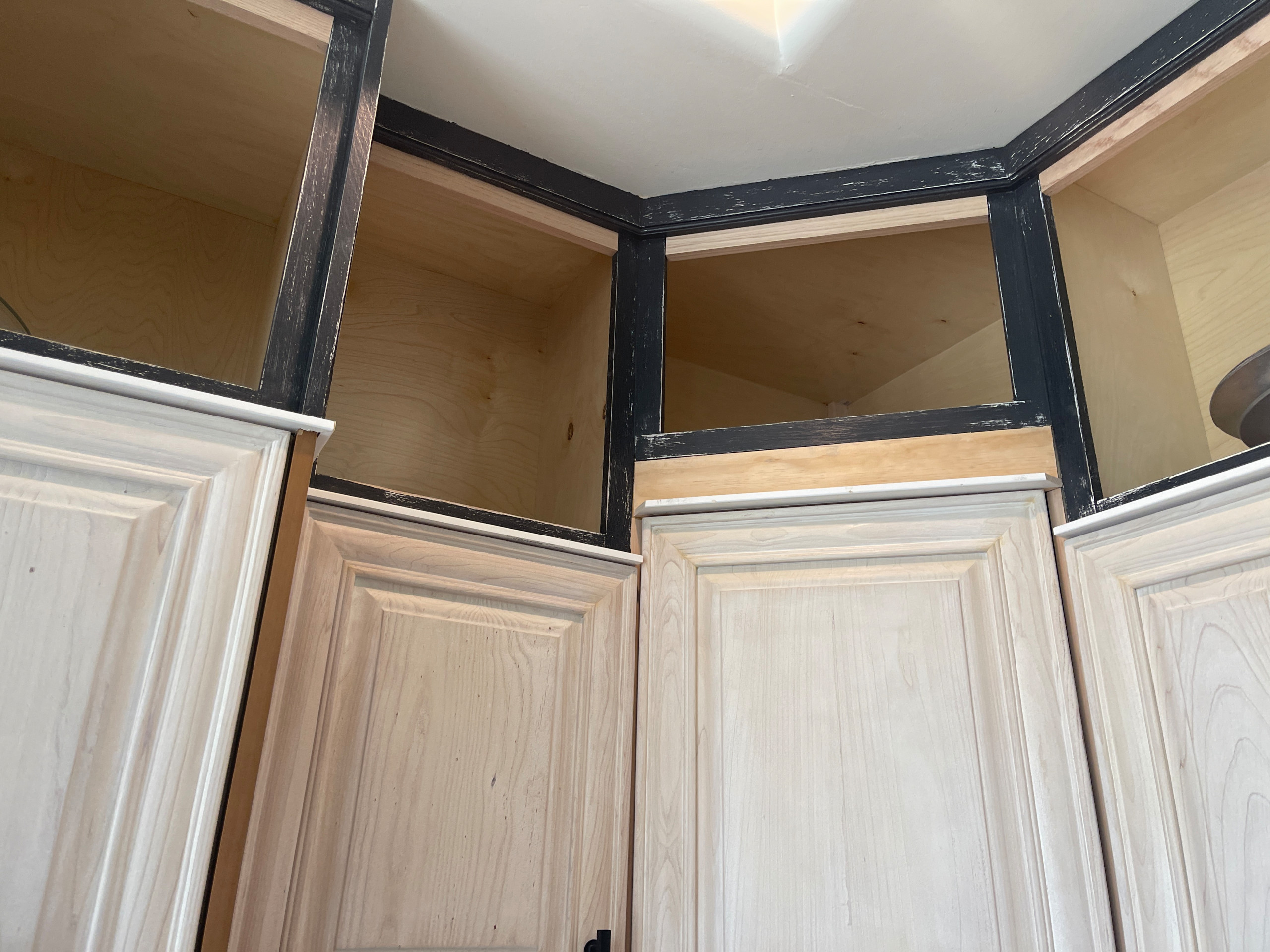 Two Tone Kitchen Reface and Partial Build