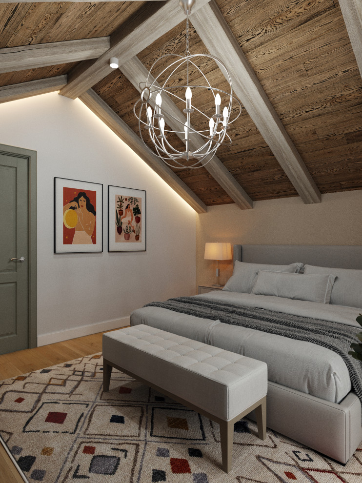 Дизайн проект каркасного дома в коттеджном поселке "Чайка", Московская область