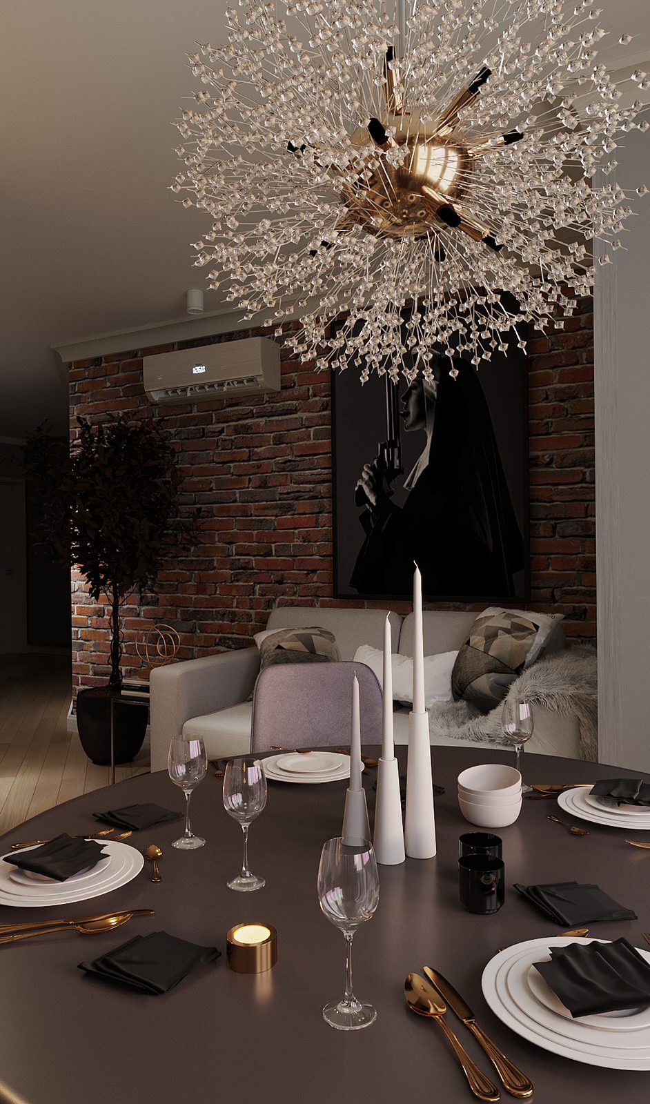 Кухня-гостинная