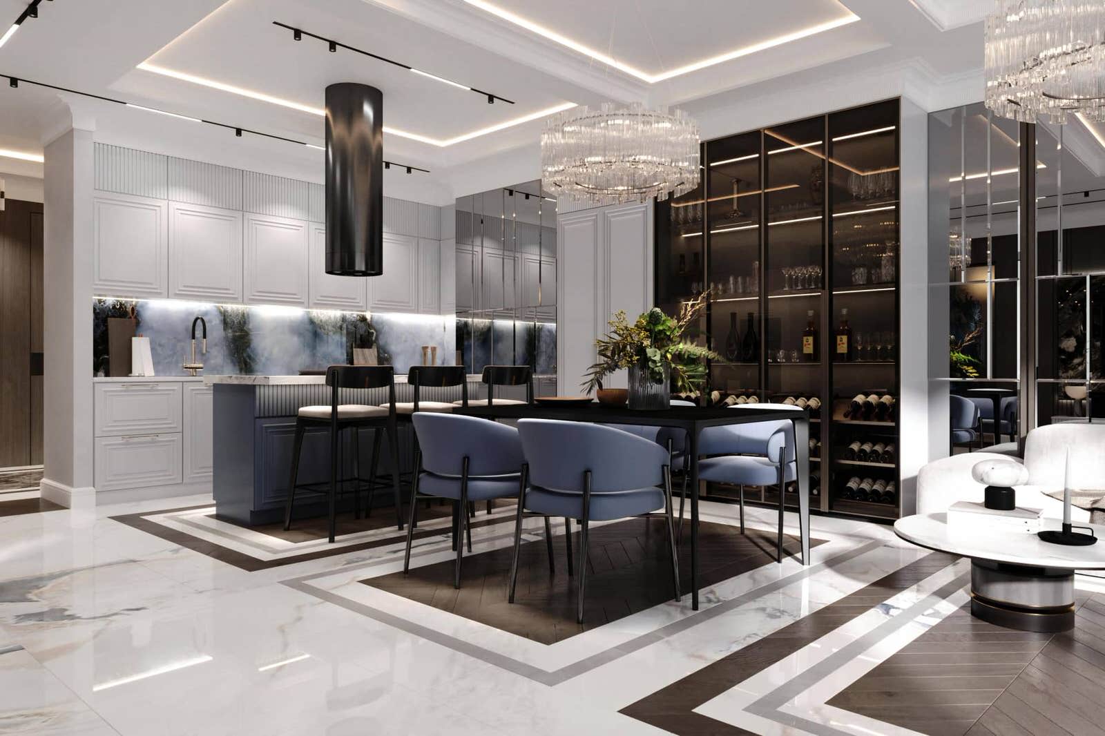 Дизайн и ремонт квартиры в ЖК "Триколор" — Квартира с секретом