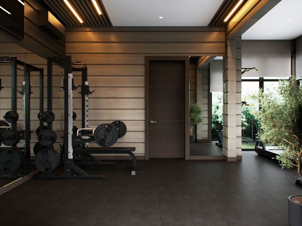 Проект интерьера деревянного дома в п.Завидово