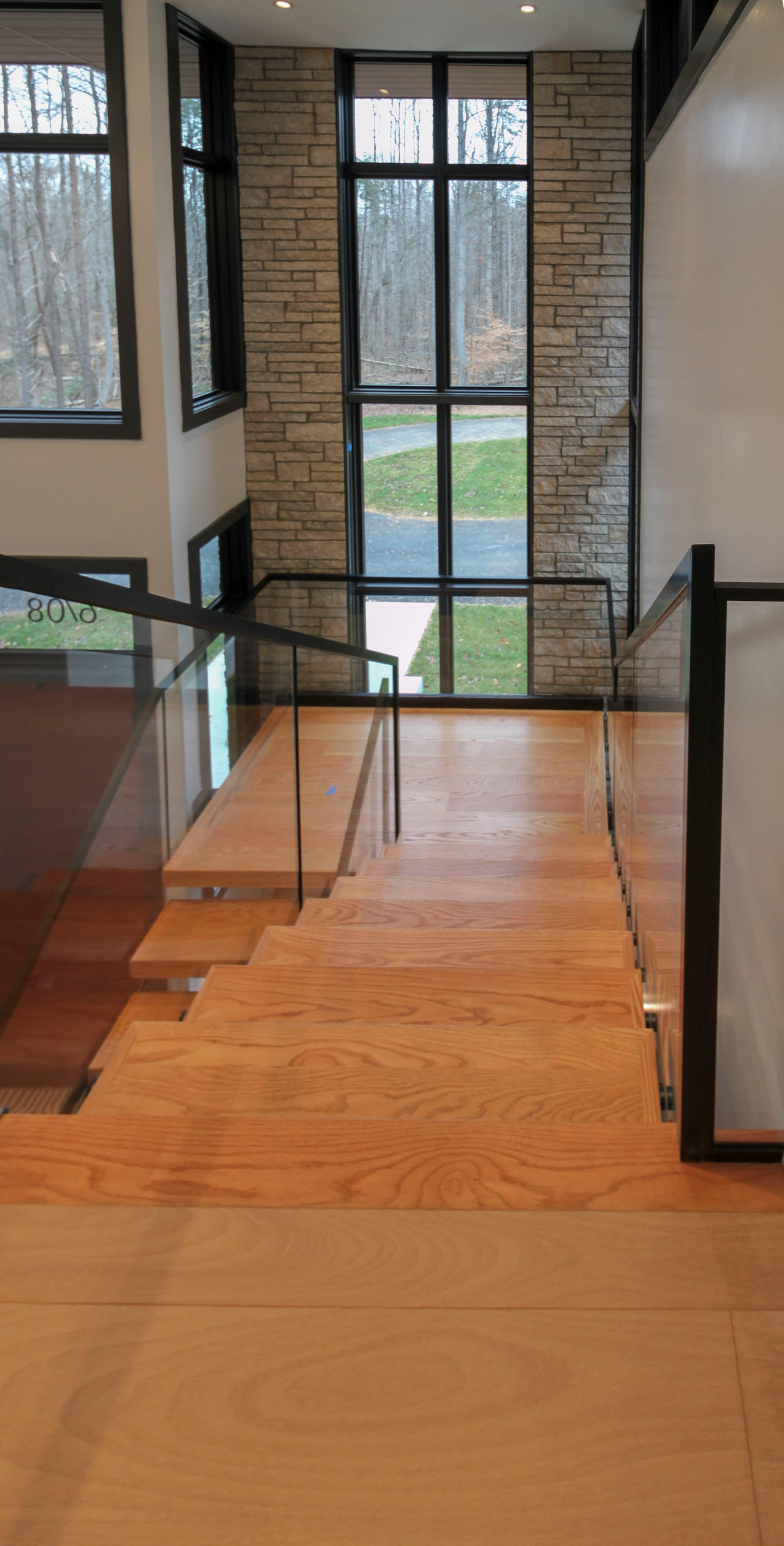 98_Sun Filled Modern Staircase Surrounded by Private Forest, Clifton VA 20124