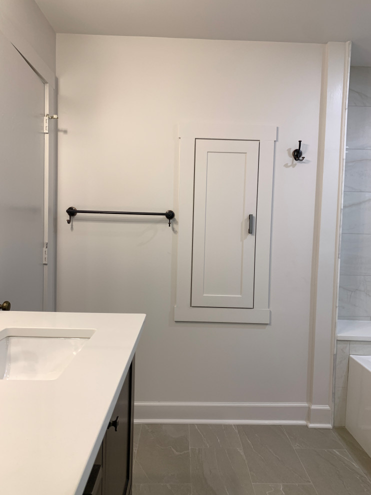 Roswell Master Bathroom Remodel - Transitional - Bathroom - Atlanta ...