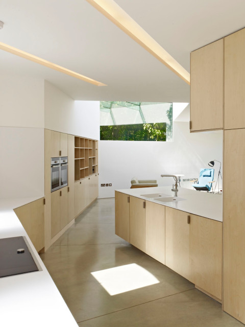 Folded House, Extension & Refurbishment moderne-koekken