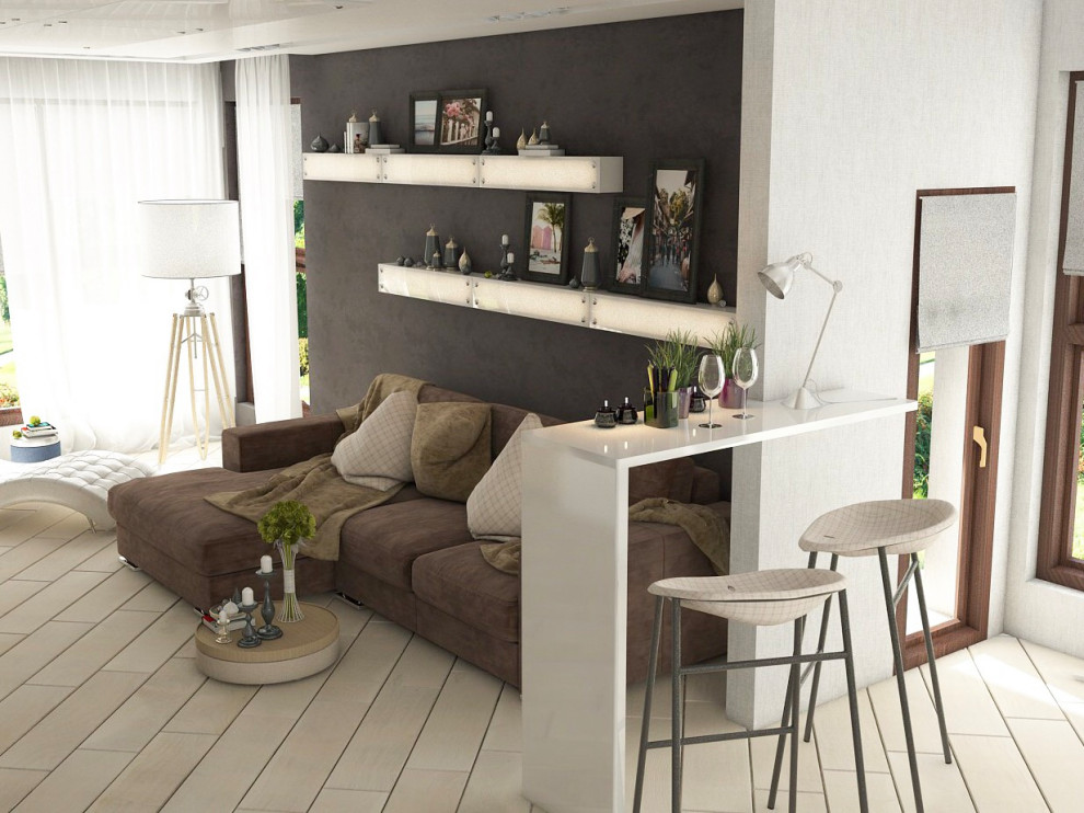 Кухни, гостиные комнаты