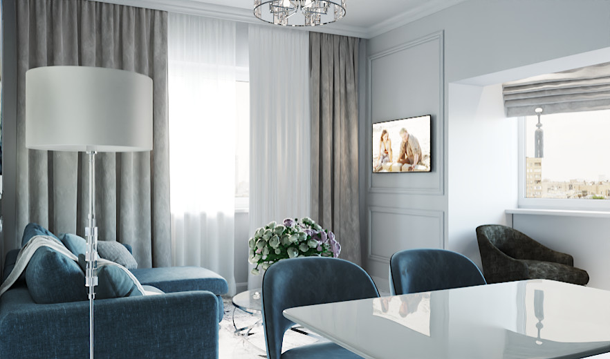 Кухня-гостиная