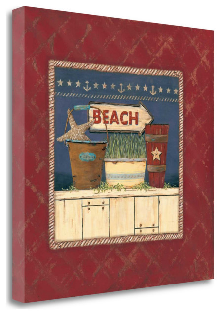 Beach Scene Canvas Gallery Wrap