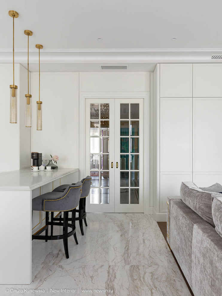 Квартира на Крестовском в стиле современная классика - 125 м²