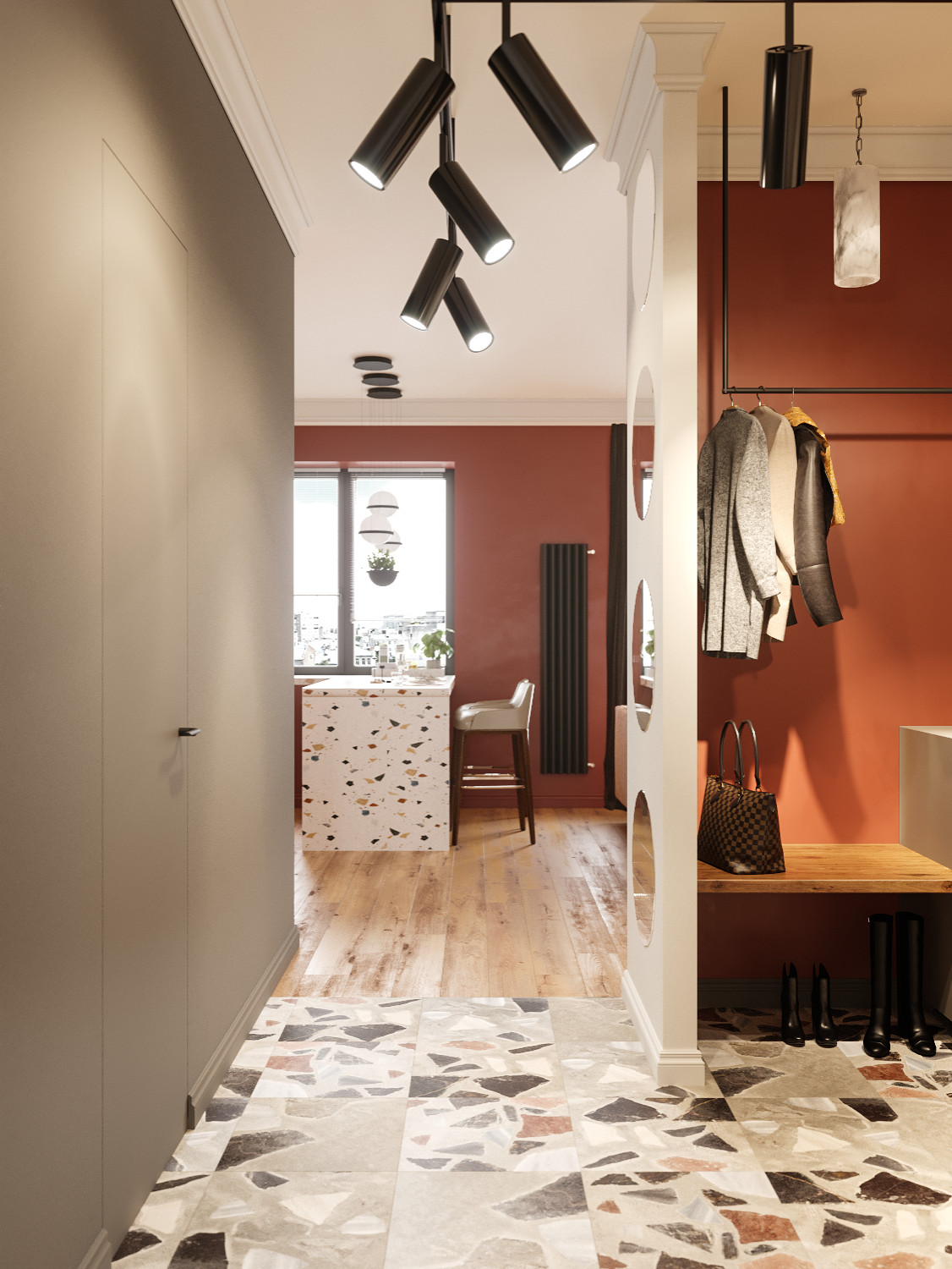 Квартира-полустудия для молодой девушки #oh_stolica