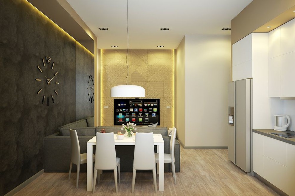 ЖК "Мирный" г. Сургут Дизайн трехкомнатной квартиры 90м2