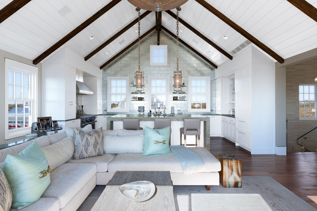 Nantucket maritim-wohnzimmer