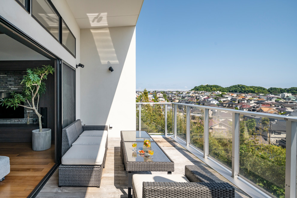 Ispirazione per un balcone moderno