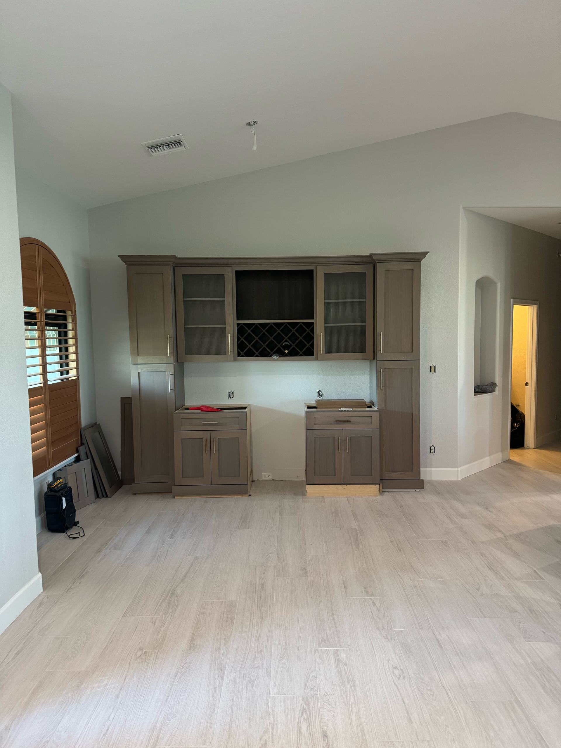 Custom Built Kitchen and Dry Bar