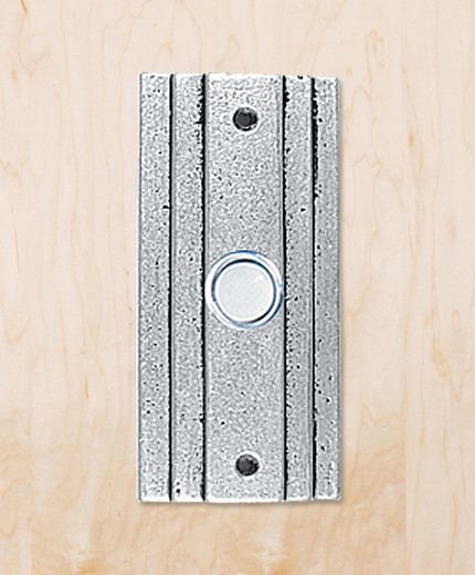 Classic Bell Plate With Button - Contemporary - Doorbells And Chimes ...
