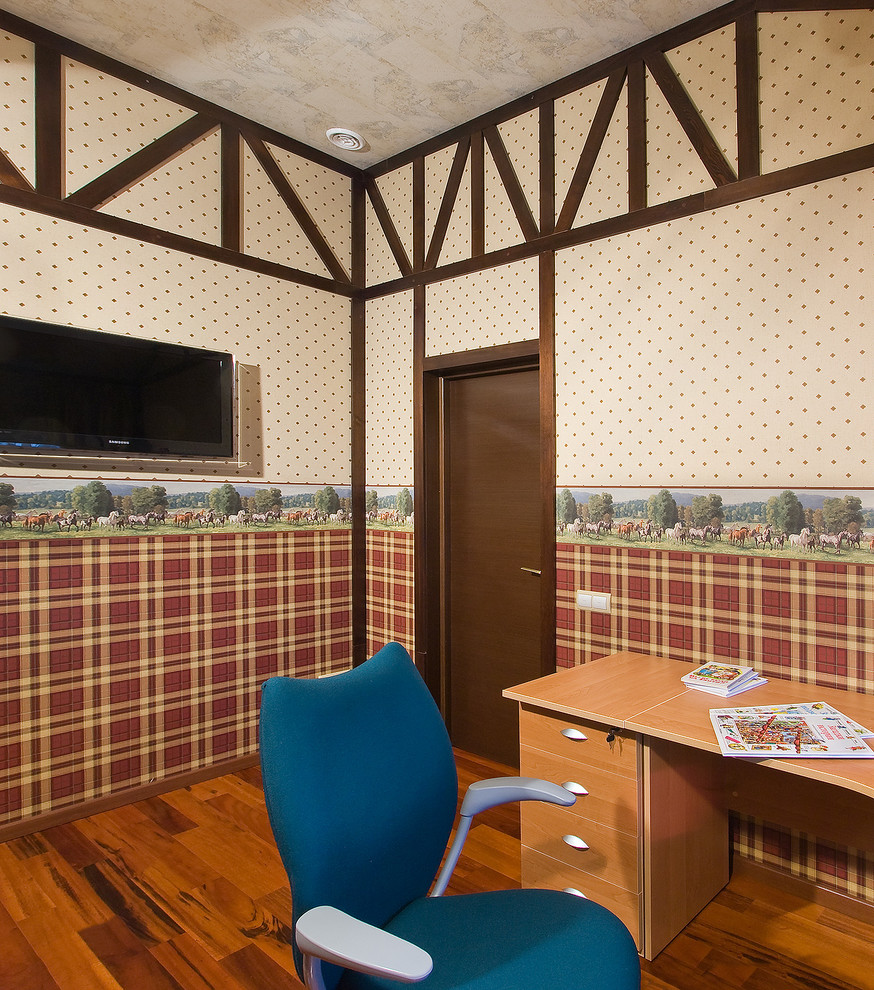 Интерьер коттеджа в ярких тонах