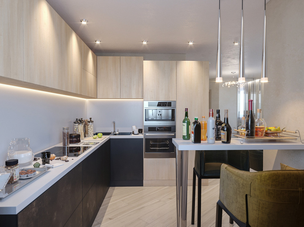 Дизайн квартиры-студии в ЖК Европейский