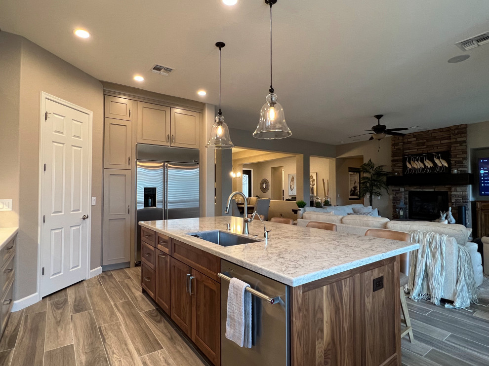 Inspiration for a transitional kitchen remodel in Phoenix