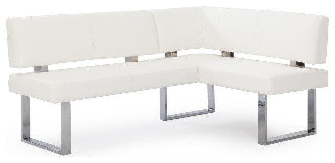 Chintaly Linden L-Shaped Dining Bench - LINDEN-NOOK
