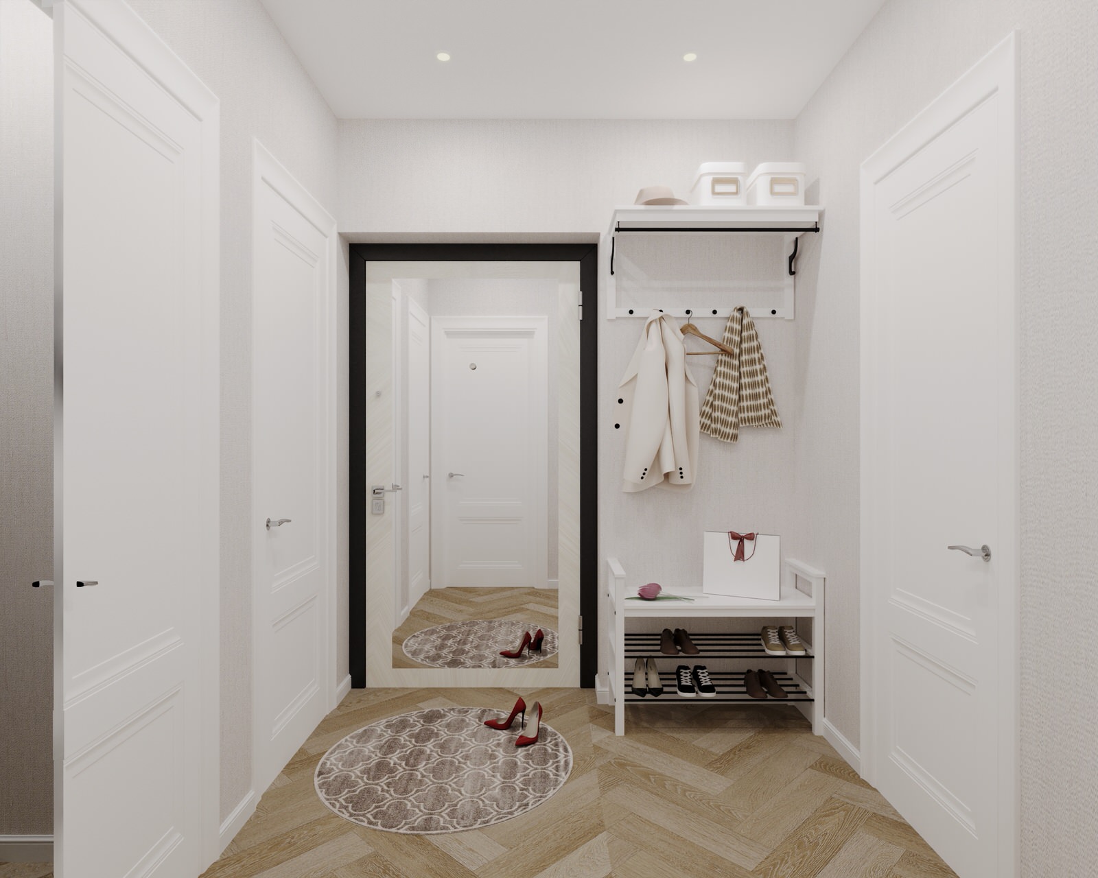 Дизайн проект однокомнатной квартиры в ЖК Кремлевские звезды