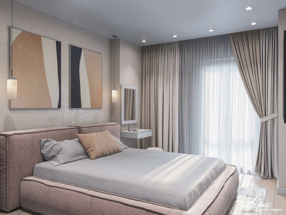 Дизайн интерьера двухкомнатной квартиры (ЖК Южный)