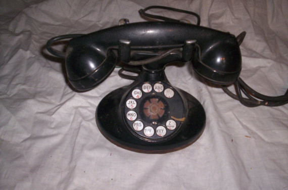 Vntage Bell System Telephone Rotary by Robin's Vintage