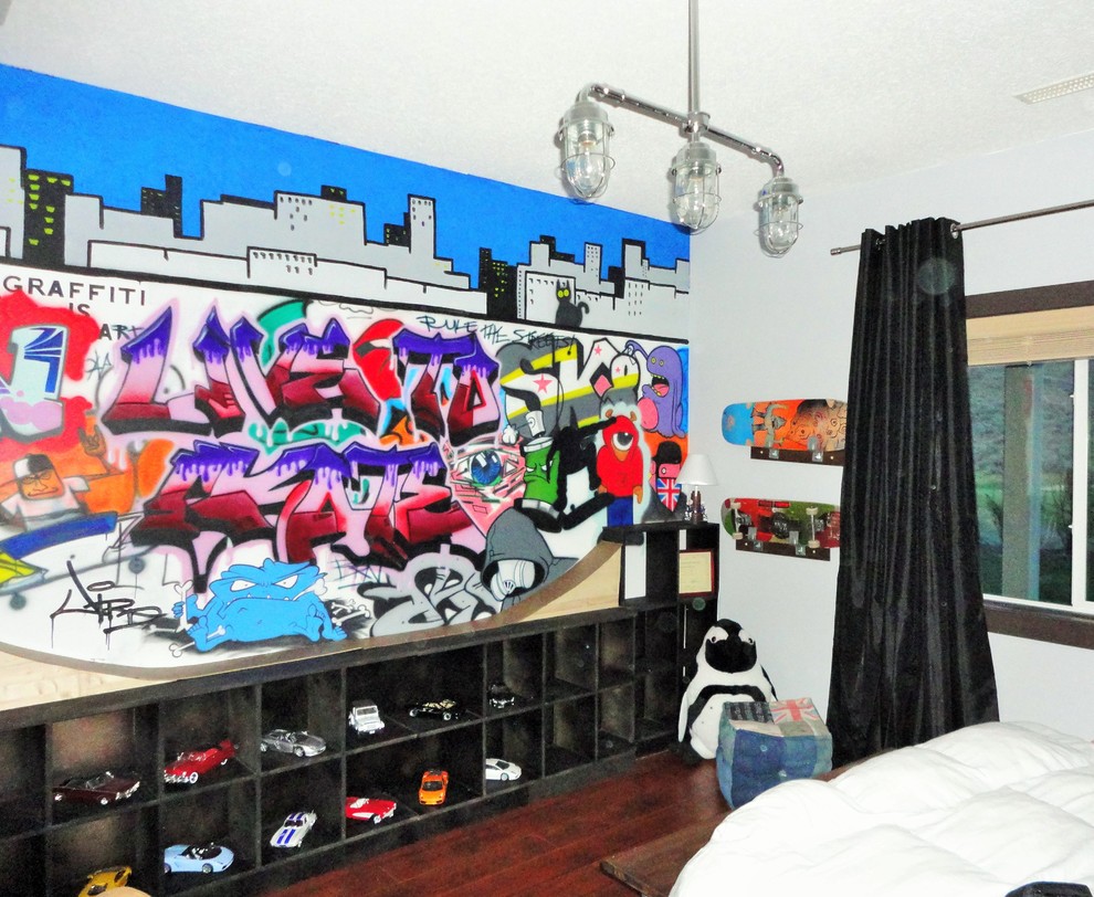 Industrial Skater Teen Boy Bedroom